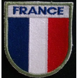 INSIGNE DE MANCHE "FRANCE" BLEU FONCÉ