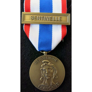 FRANCE : médaille de la protection militaire du territoire en bronze