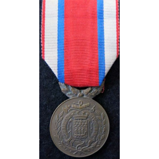 FRANCE : médaille de la société parisienne de sauvetage fondée en 1886 en bronze