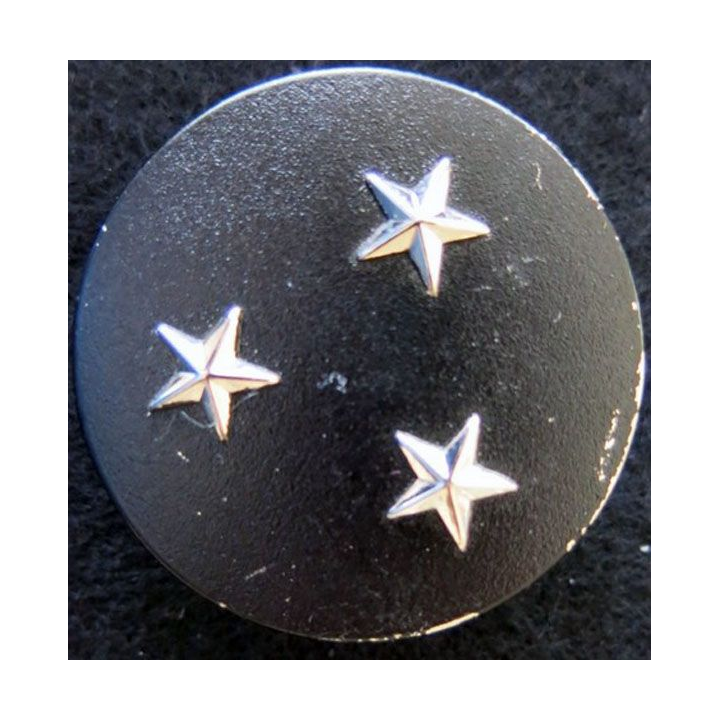 INSIGNE DE BÉRET : Insigne de béret Général de division 3 étoiles argentées