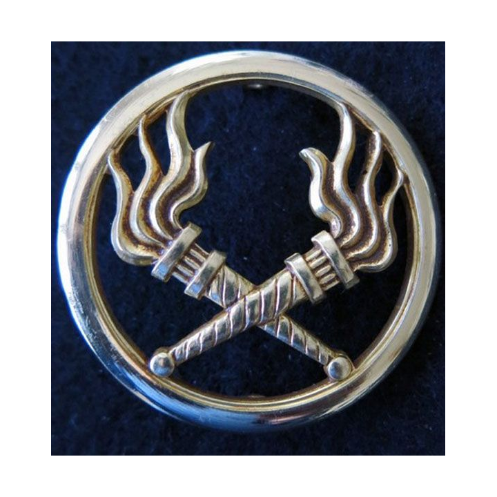 INSIGNE DE BERET SEA : Insigne de béret du Service des Essences de fabrication Coinderoux Paris