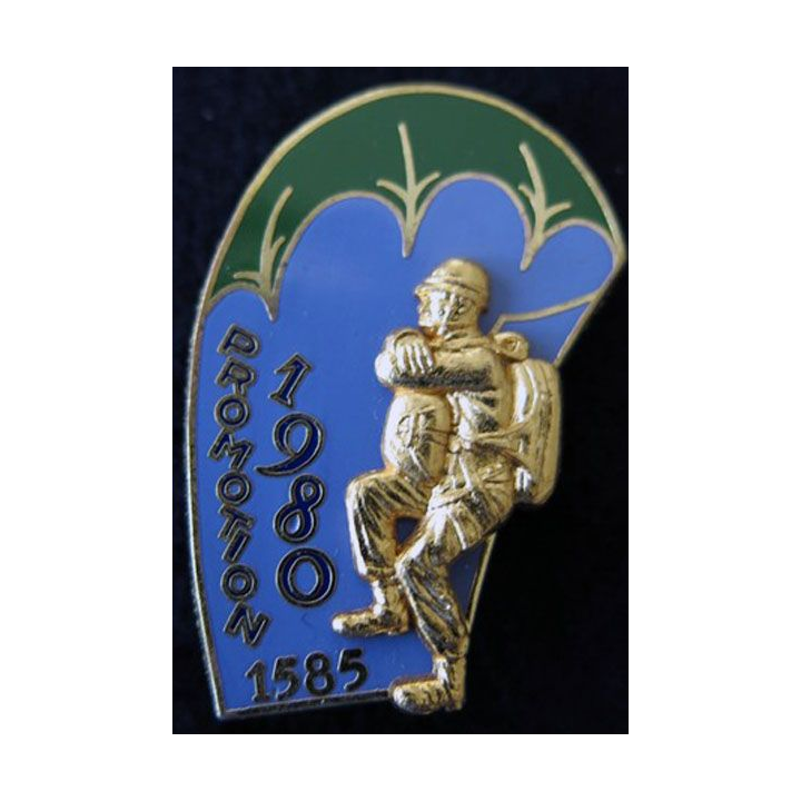 PROMO ETAP 1980 1585 : insigne métallique de la promotion de l'école des troupes aéroportées 1980 1585 Delsart n° 300