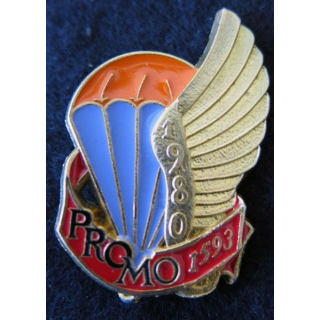 PROMO ETAP 1980 1593 : insigne métallique de la promotion de l'école des troupes aéroportées 1980 1593 Delsart n° 233