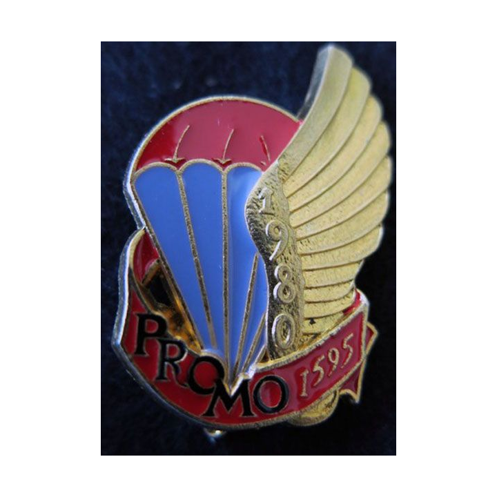 PROMO ETAP 1980 1595 : insigne métallique de la promotion de l'école des troupes aéroportées 1980 1595 Delsart n° 276