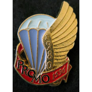 PROMO ETAP 1980 1596 : insigne métallique de la promotion de l'école des troupes aéroportées 1980 1596 Delsart n° 280