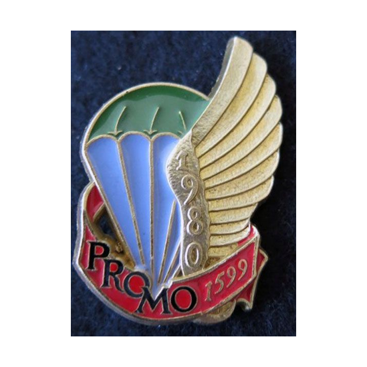 PROMO ETAP 1980 1599 : insigne métallique de la promotion de l'école des troupes aéroportées 1980 1599 Delsart n° 246