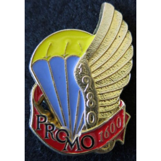 PROMO ETAP 1980 1600 : insigne métallique de la promotion de l'école des troupes aéroportées 1980 1600 Delsart n° 288