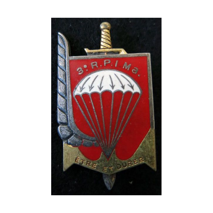3° RPIMA : 3° régiment parachutiste d'infanterie de marine de fabrication Drago Paris G. 445 plat
