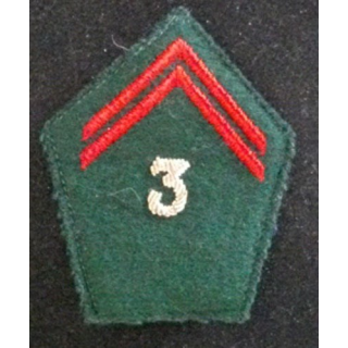 SOUTACHE CADRE 3°RÉGIMENT DE COMMANDEMENT ET DE SERVICES