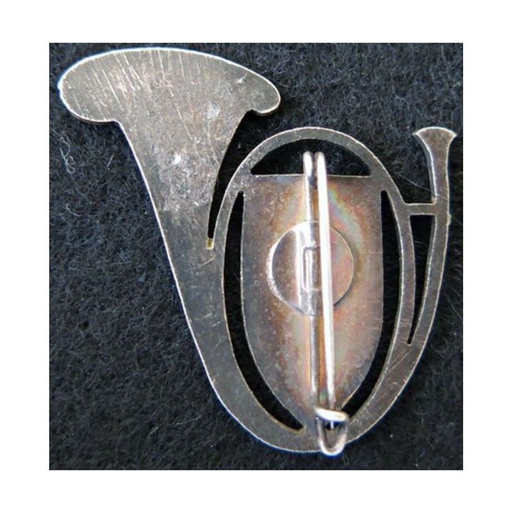 27° DBCA : insigne métallique du 27° Demi Brigade de chasseurs alpins ajouré