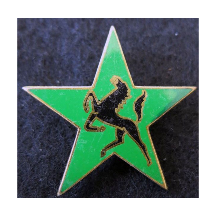 EED 5° DB : insigne métallique de l'escadron d’éclairage divisionnaire de la 5° division blindée Drago G. 2822