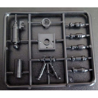 Pochette comprenant 1 mortier avec ses munitions