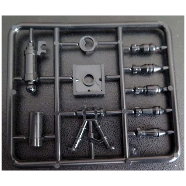 Pochette comprenant 1 mortier avec ses munitions