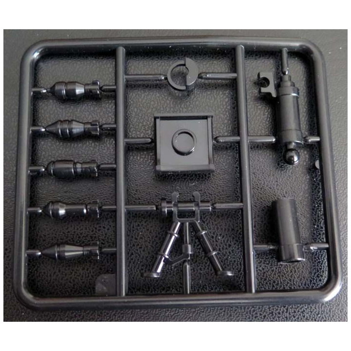 Pochette comprenant 1 mortier avec ses munitions
