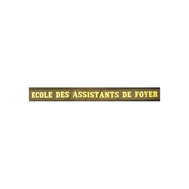 MARINE : BANDE DE BACHI de MARIN  "ÉCOLE DES ASSISTANTS DE FOYER"