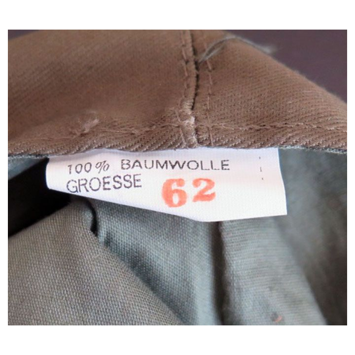 CASQUETTE allemande vert armé avec cocarde de taille 62