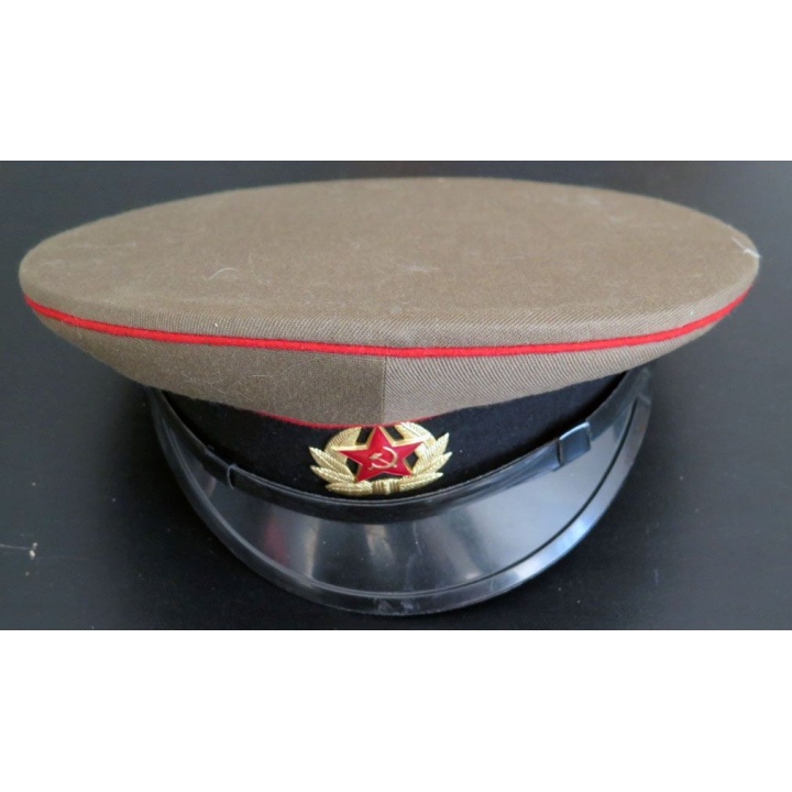 MILITARIA : casquette de soldat russe bandeau tissu noir
