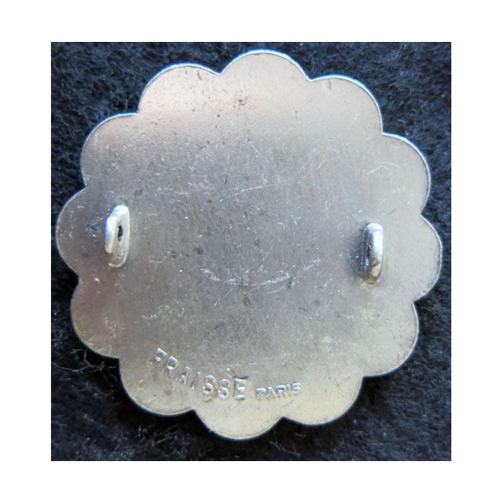 1° RCP : insigne métallique de la 4° compagnie du 1° régiment de chasseurs parachutistes marsupilami de fabrication Fraisse