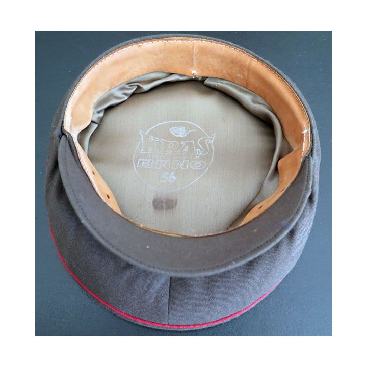 MILITARIA : casquette de soldat tchèque taille 56 KRAS BRNO