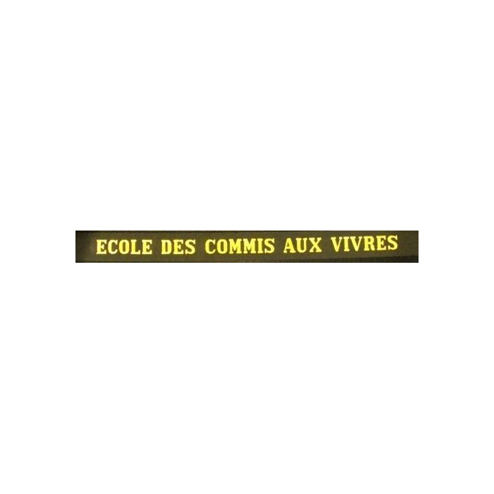 MARINE : BANDE DE BACHI de MARTN "ÉCOLE DES COMMIS AUX VIVRES"