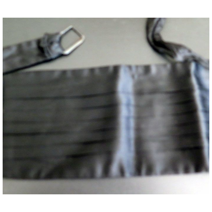 MILITARIA : ceinture de tradition de tenue de soirée spencer de couleur noire