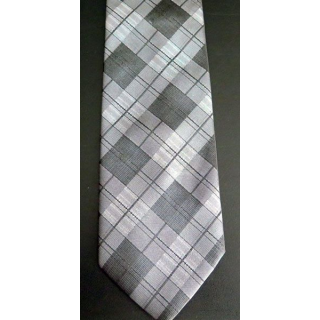 Cravate retro CANDA 100 % polyester à dominante grise