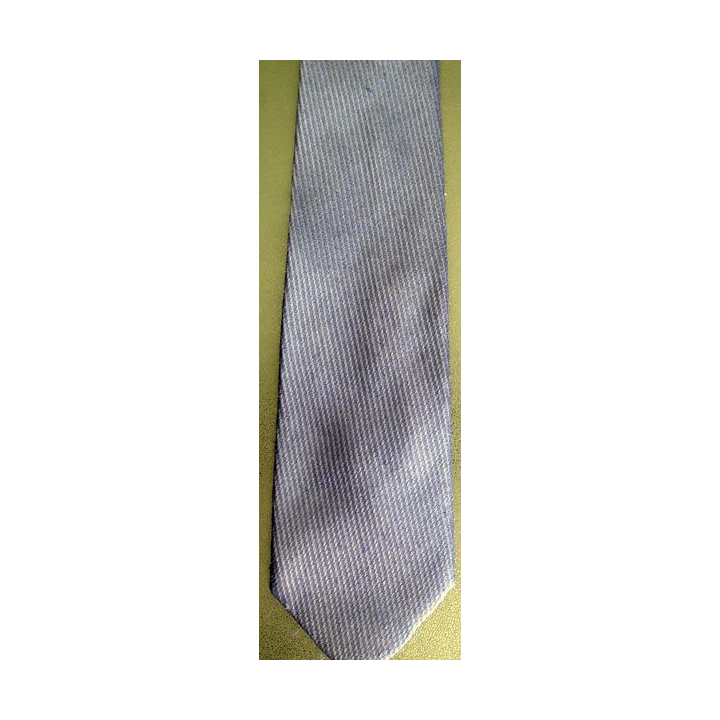 Cravate retro russe 100 % polyester bleue marine