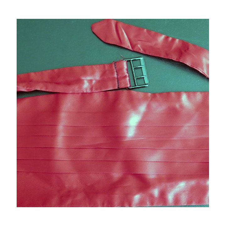 Ceinture de tenue de soirée spencer de couleur rouge