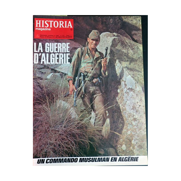 Livre Historia relié des numéros 309 à n° 339 sur la guerre d'Algérie