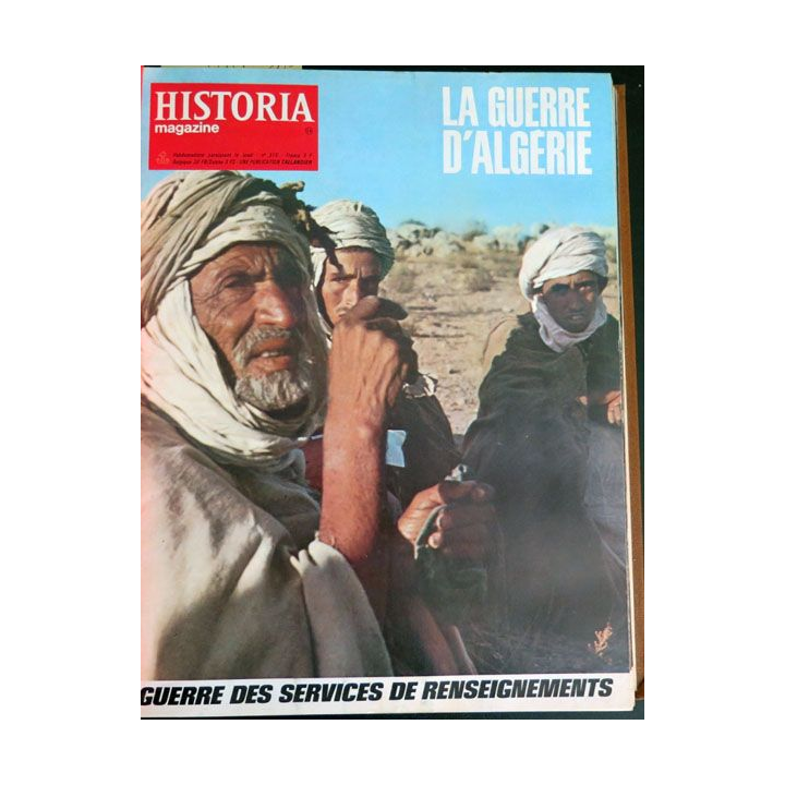 Livre Historia relié des numéros 309 à n° 339 sur la guerre d'Algérie