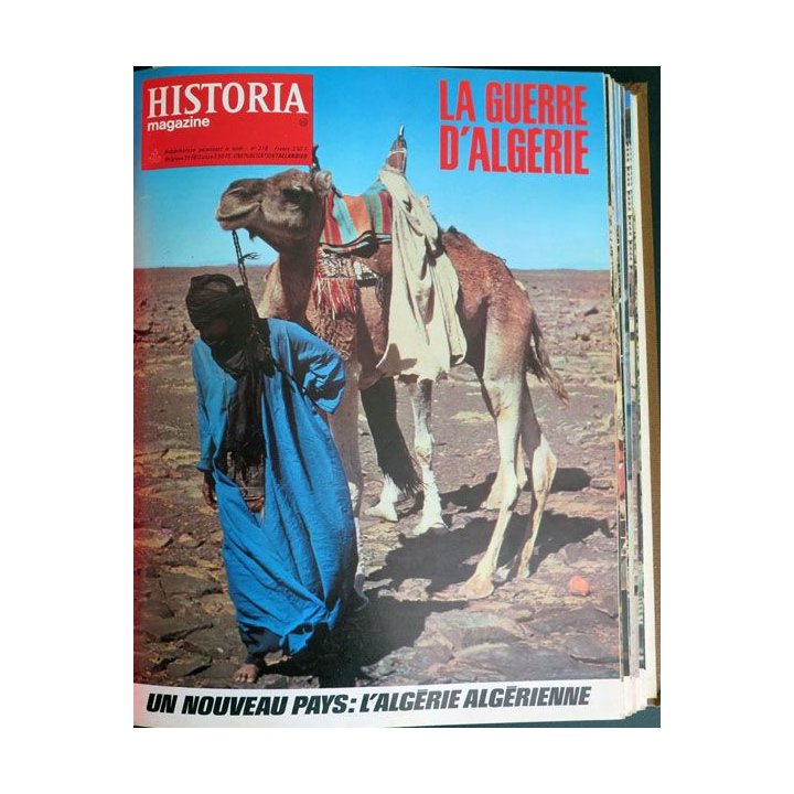 Livre Historia relié des numéros 309 à n° 339 sur la guerre d'Algérie