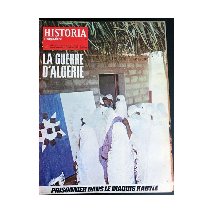 Livre Historia relié des numéros 309 à n° 339 sur la guerre d'Algérie
