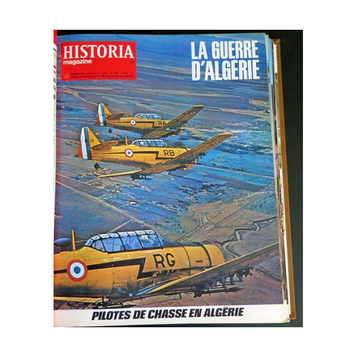 Livre Historia relié des numéros 309 à n° 339 sur la guerre d'Algérie