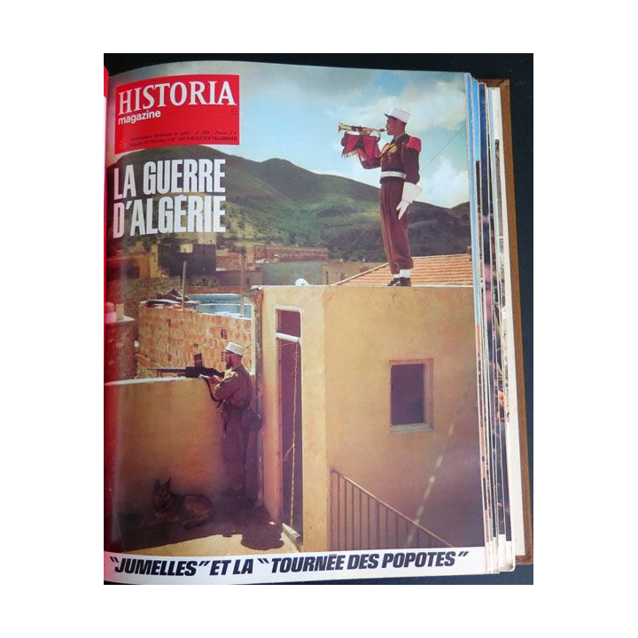 Livre Historia relié des numéros 309 à n° 339 sur la guerre d'Algérie