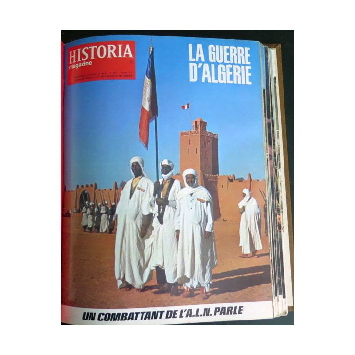 Livre Historia relié des numéros 309 à n° 339 sur la guerre d'Algérie