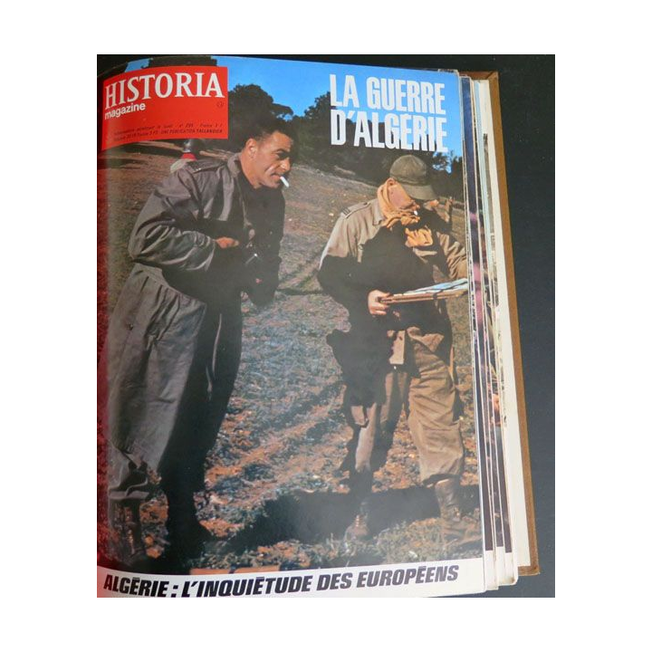 Livre Historia relié des numéros 309 à n° 339 sur la guerre d'Algérie
