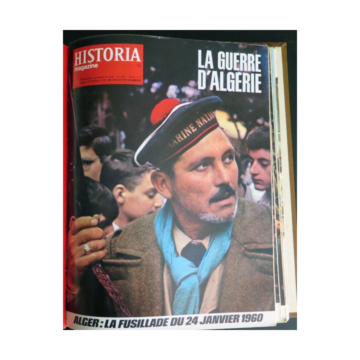 Livre Historia relié des numéros 309 à n° 339 sur la guerre d'Algérie