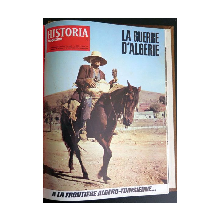 Livre Historia relié des numéros 309 à n° 339 sur la guerre d'Algérie