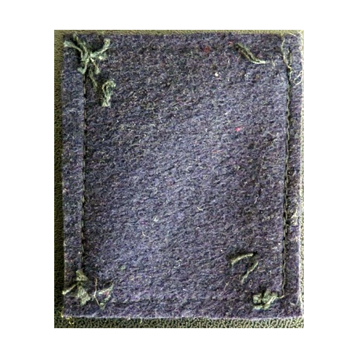 10° DB : insigne tissu de la 10° division blindée cousu sur feutrine noire