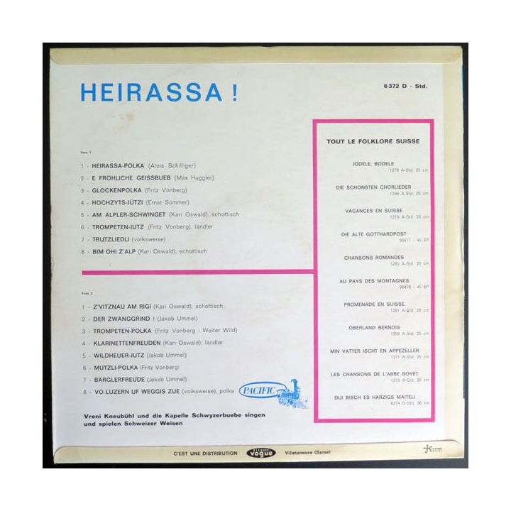 DISQUE 33 T : Heirassa 