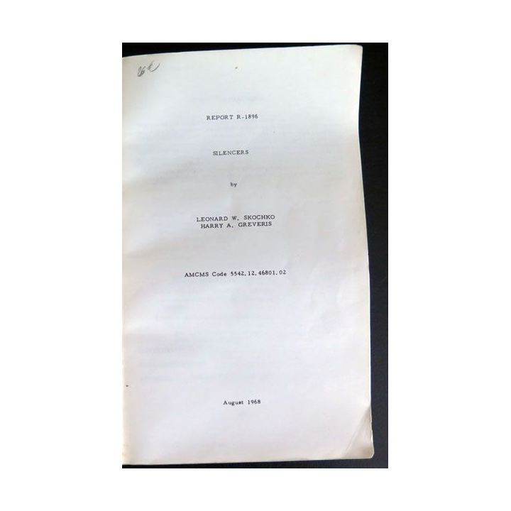Livre sur les silencieux : Silencers principles and evaluations