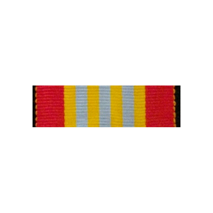 VIETNAM : Ruban de la médaille d'honneur des Forces armées 14 cm