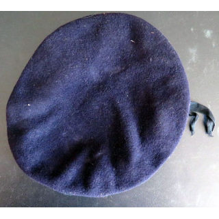 Béret bleu noir milisport Paris taille 53 / 54