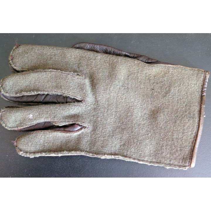 Gant unique de combat tissu vert paume cuir armée française 