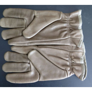paire de Gants de combat cuir vert armée française