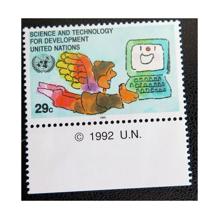 UN ONU : Planche de 17 timbres des Nations Unies 1992 et 1993