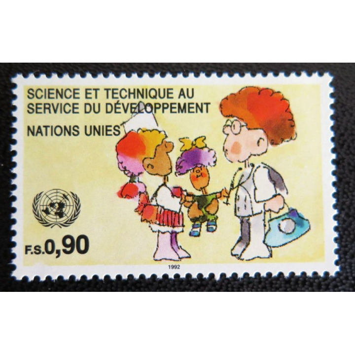 UN ONU : Planche de 17 timbres des Nations Unies 1992 et 1993