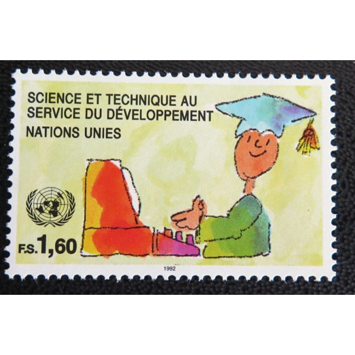 UN ONU : Planche de 17 timbres des Nations Unies 1992 et 1993