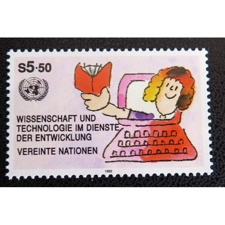UN ONU : Planche de 17 timbres des Nations Unies 1992 et 1993
