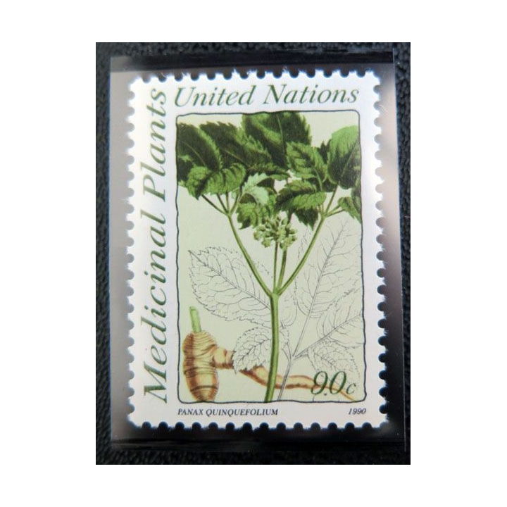 6 timbres neufs de l'ONU 45° Anniversaire  6 timbres médicinal plants